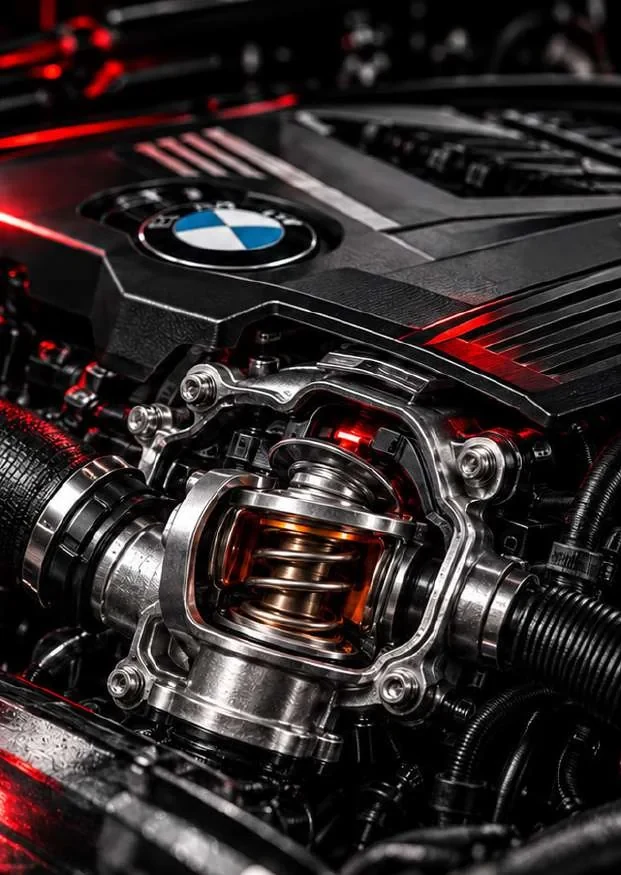 BMW motoru ve sıcaklık yönetimi donanımı
